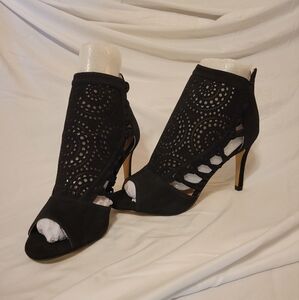 Black suede Wendy Williams NEW